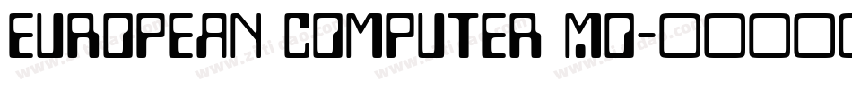 European Computer Mo字体转换